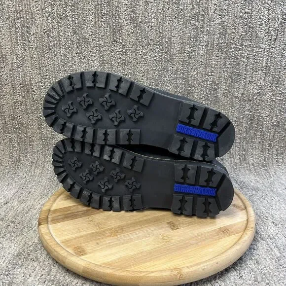 NEW Birkenstock Jackson Black Nubuck Leather Boots Women Size 37 US 6 Narrow Fit - Picture 9 of 9